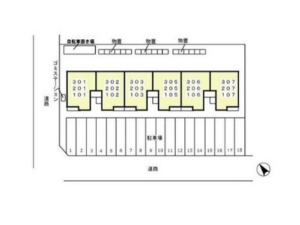 ガーデンパレス_敷地図