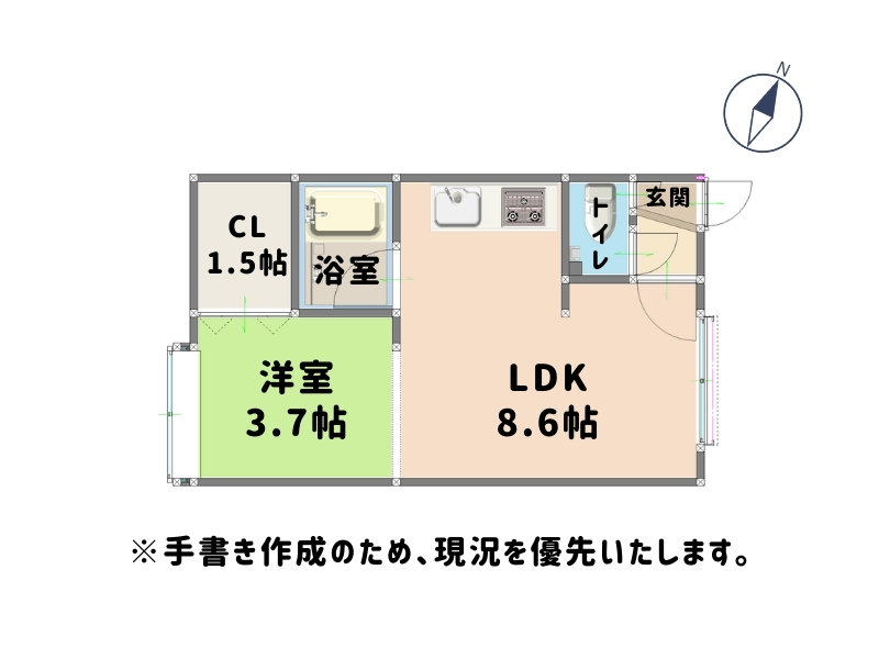 ドリームワン　104　間取り