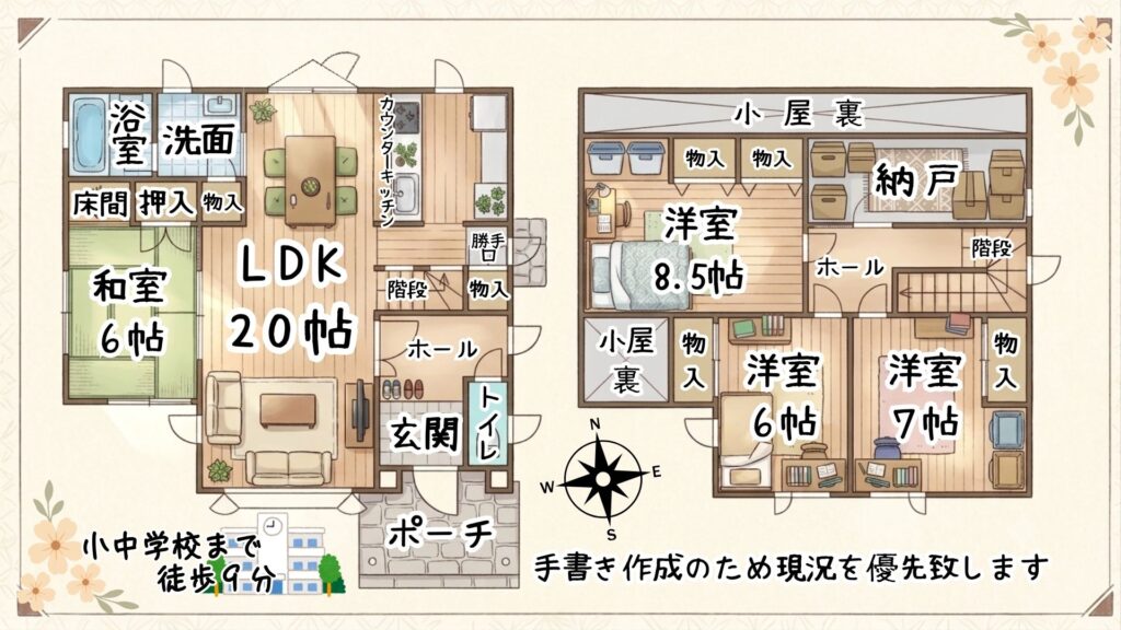2植苗　間取り図0806
