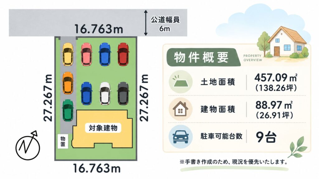 三光町2-21-14　敷地図